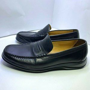 Cole Hann Air Comfort Black Leather Penny Loafer men's Size 9.5
